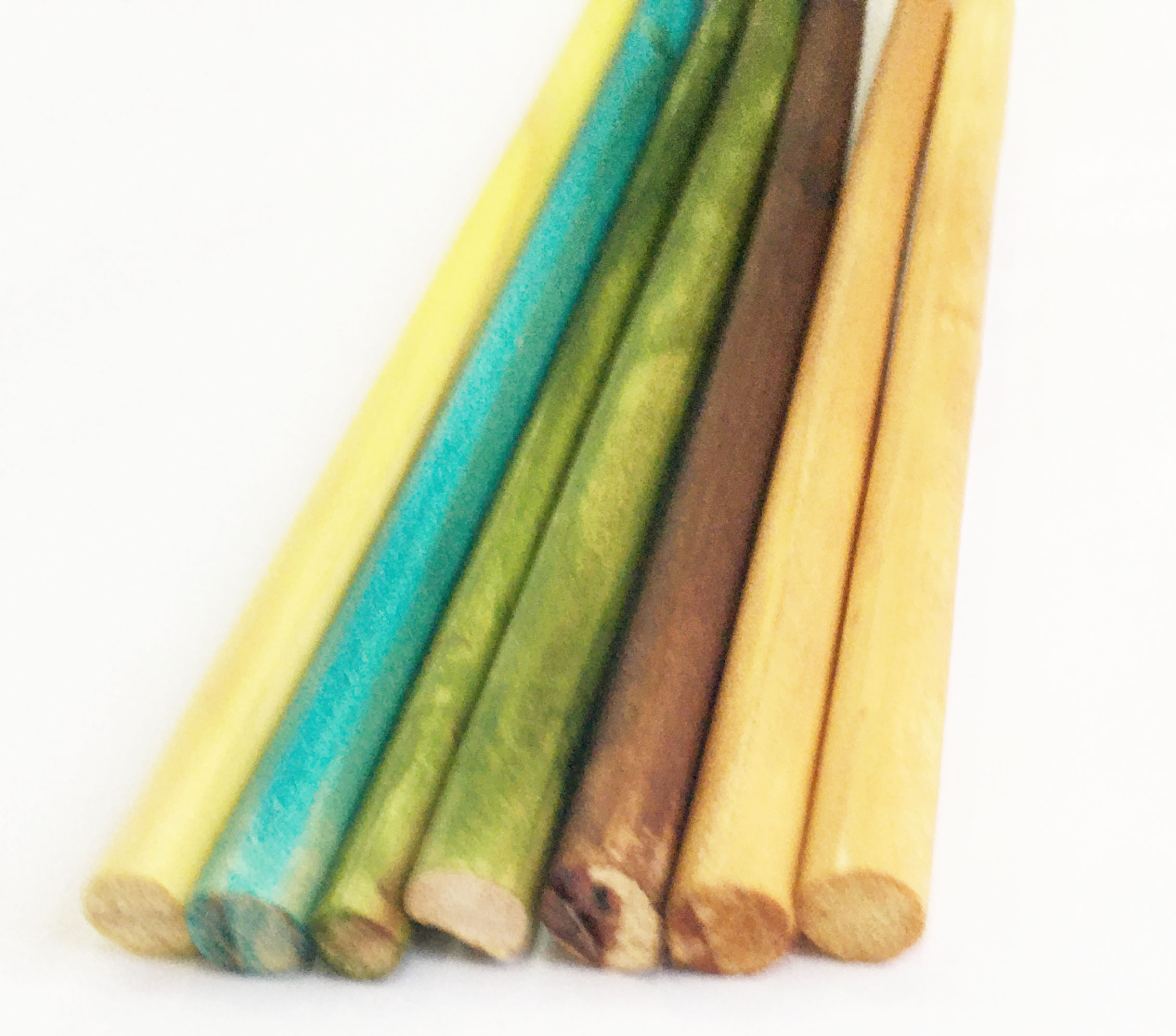 Combo 5 Thanh gỗ tròn từ gỗ thông KT Dài 60cm sơn màu vintage giữ vân gỗ phụ kiện macrame, handmade, decor, treo mành