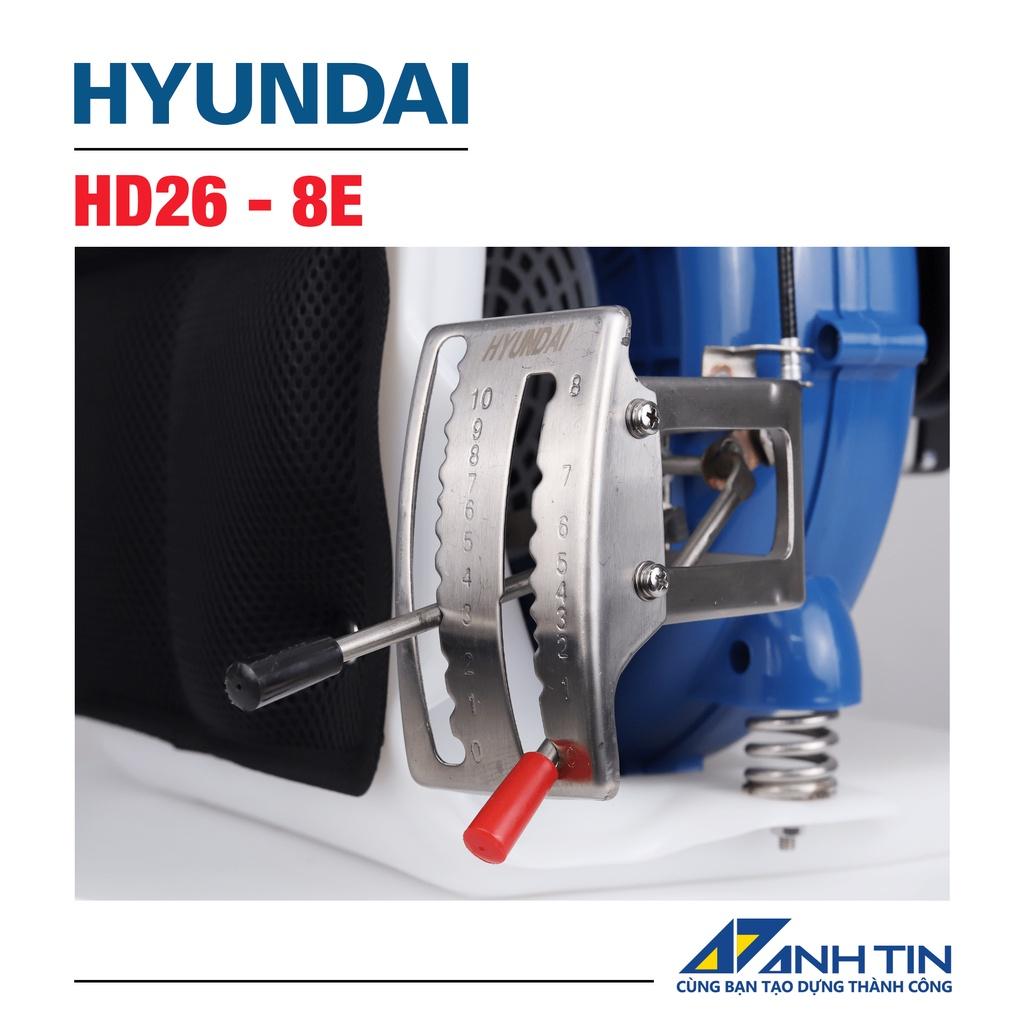 Máy phun hạt chính hãng HYUNDAI HD26-8E sạ lúa, sạ phân, phun khử khuẩn |