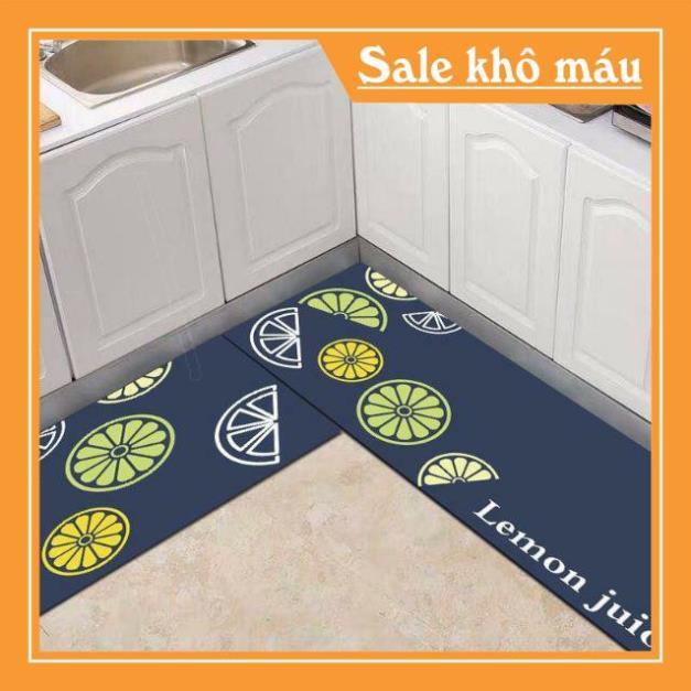 BỘ 2 THẢM BẾP 3D CHỐNG TRƠN TRƯỢT NHƯ HÌNH 4.9