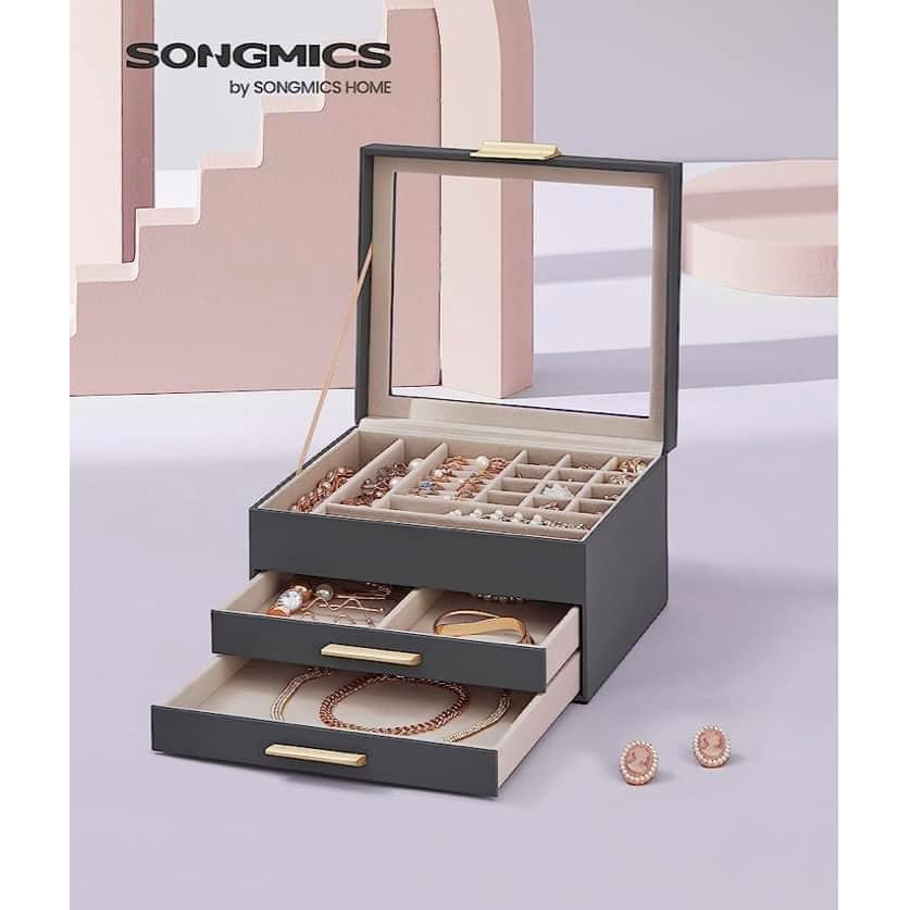 Hộp Đựng Trang Sức, Mắt Kính Songmics,  Nhập Đức