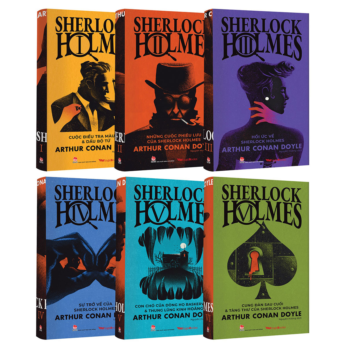 Boxset Sherlock Holmes (Trọn Bộ 6 Tập) [Tặng 06 Postcard]