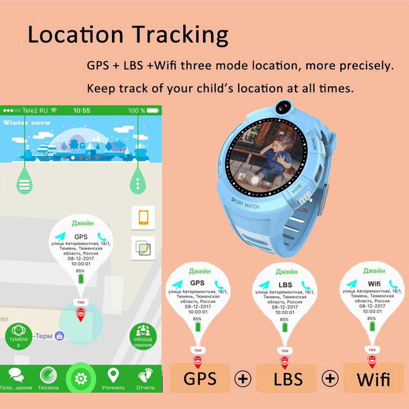 Q360 Trẻ Em Đồng Hồ Thông Minh Camera GPS WIFI Vị Trí Con Đồng Hồ Thông Minh Smartwatch SOS Chống Mất Màn Hình Theo Dõi Bé Đồng Hồ Đeo Tay Pk q360