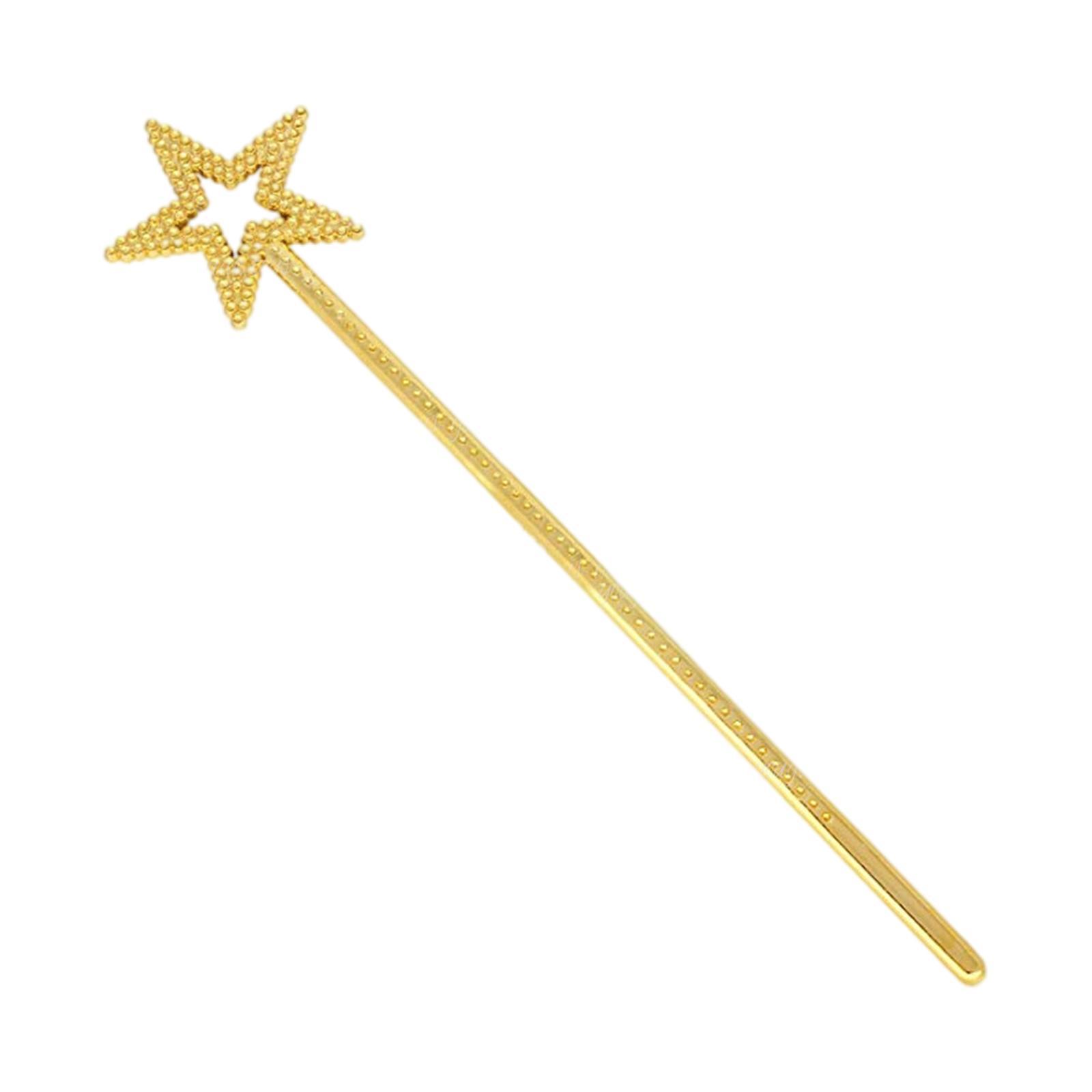 Star Wand Fairy Princess Stick Girls Dress up for Role Play Birthday Halloween