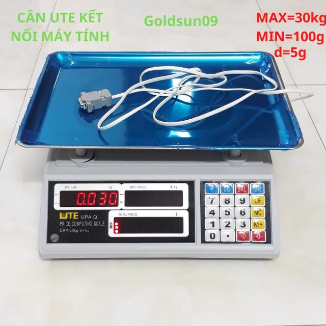 Cân điện tử tính tiền UTE 30kg/5g bán hàng siêu thị