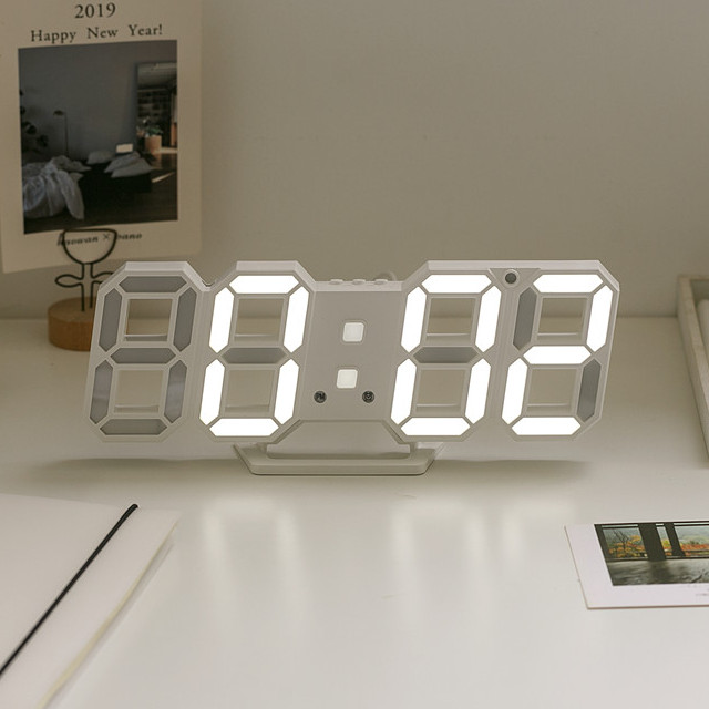 Đồng hồ LED ATENS kiểu dáng hiện đại đa chức năng trang trí nhà cửa sang trọng.