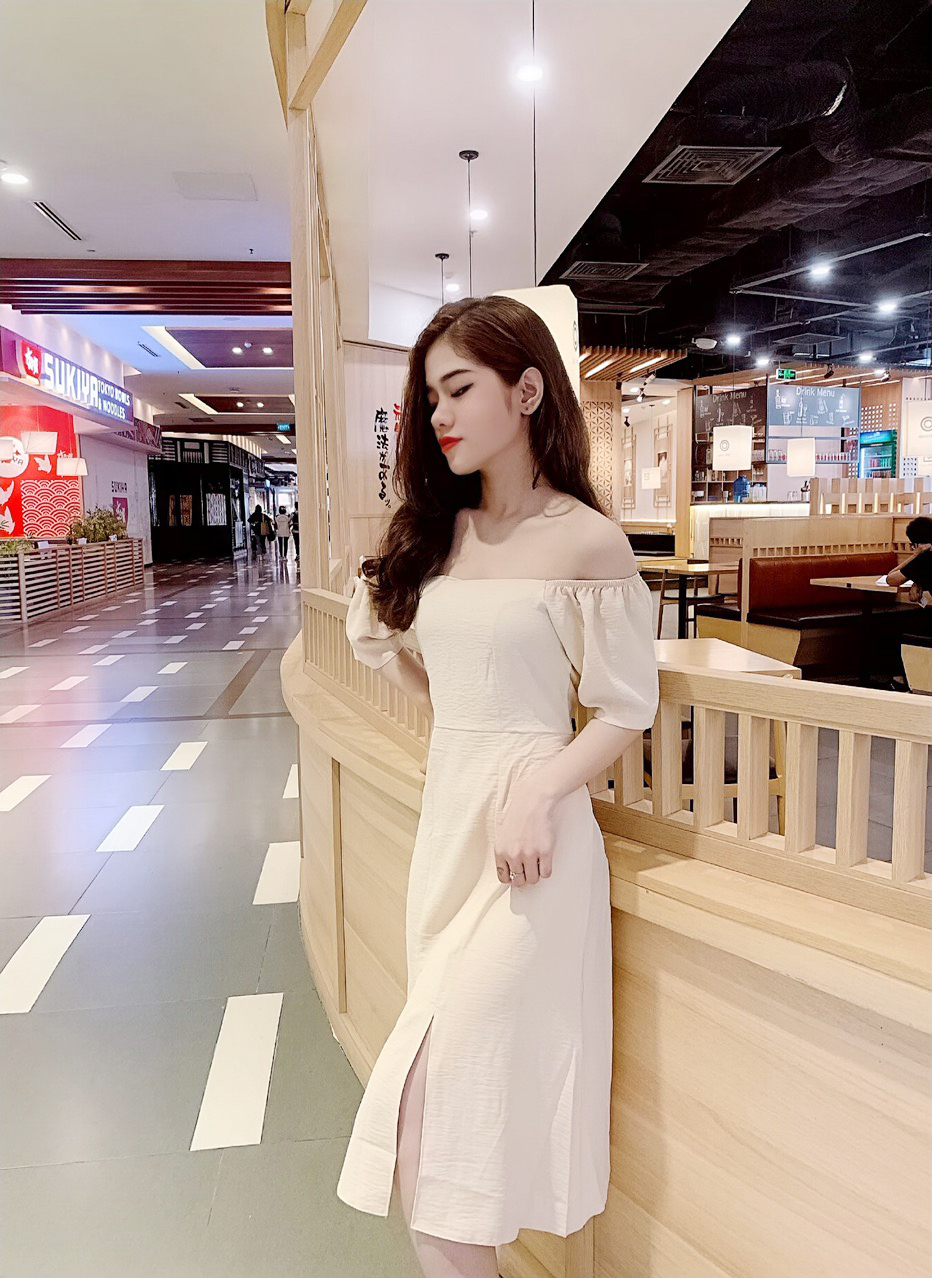 ĐẦM XÒE XẺ TÀ TAY NHÚN MẶC ĐƯỢC 2 KIỂU