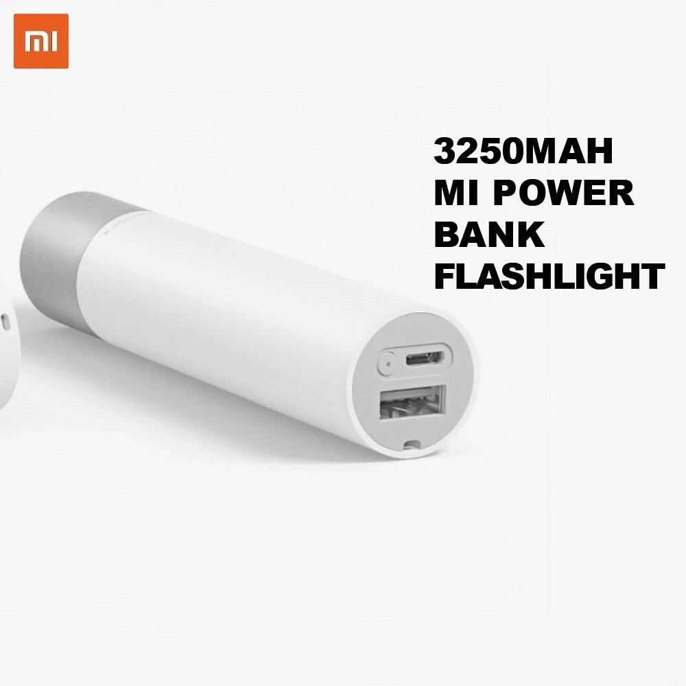 Đèn pin cầm tay Xiaomi Flashlight tích hợp sạc dự phòng 3250 mAh LPB01ZM - Hàng Nhập Khẩu