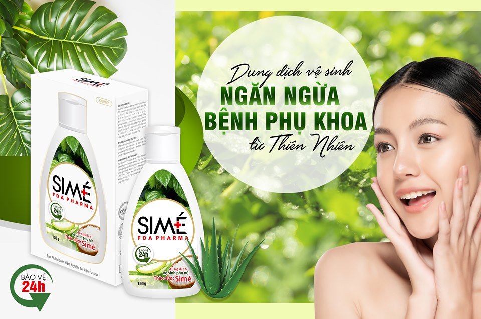 Dung dịch vệ sinh phụ nữ thảo dược thiên nhiên SIMÉ ngừa các bệnh phụ khoa, diệt khuẩn