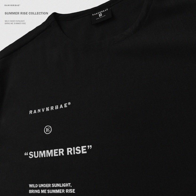 Áo Thun RANVERBAE SUMMER RISE Đen