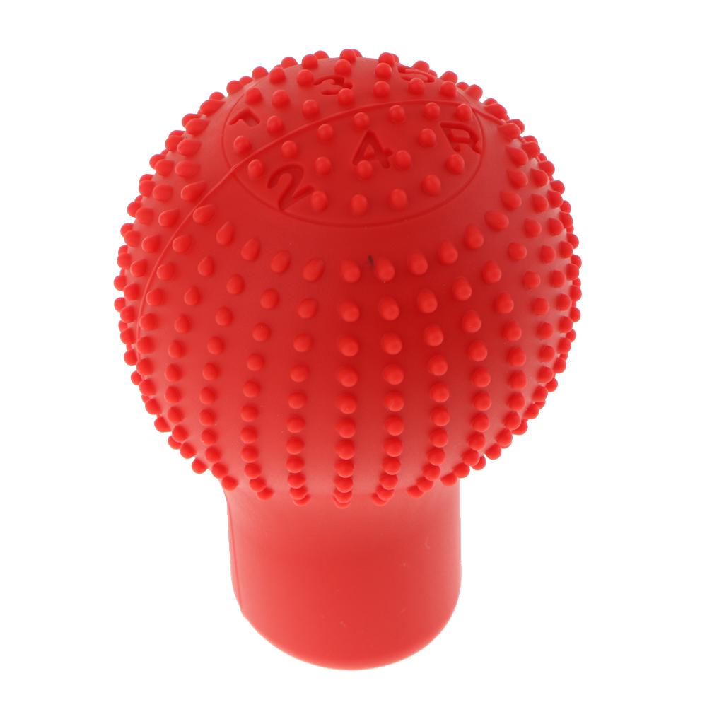 Auto Car Soft Silicone Non Slip Round Shift Knob Gear Stick Cover