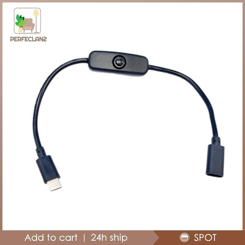 Dây Cáp Mở Rộng Đa Năng Type C Có Công Tắc Bật / Tắt Cho Máy Tính