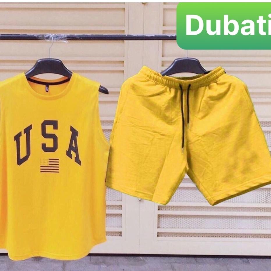 ĐỒ BỘ BA LỖ THỂ THAO USA, SET ĐỒ BỘ THỂ THAO MẪU MỚI MẶC CỰC MÁT HOT TREAND - DUBATI FASHION