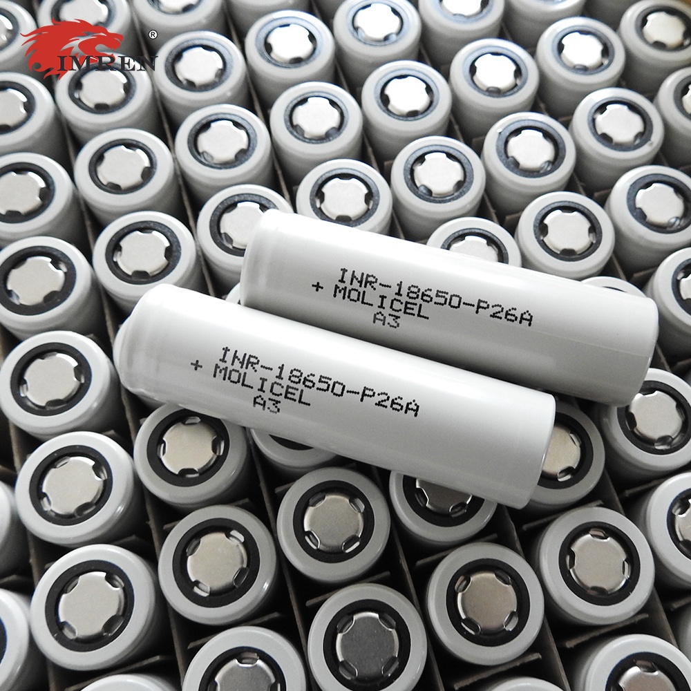 Pin P26A Molicel lithium INR 18650 35A 2600mah - Pin chuyên dụng cho thiết bị điện
