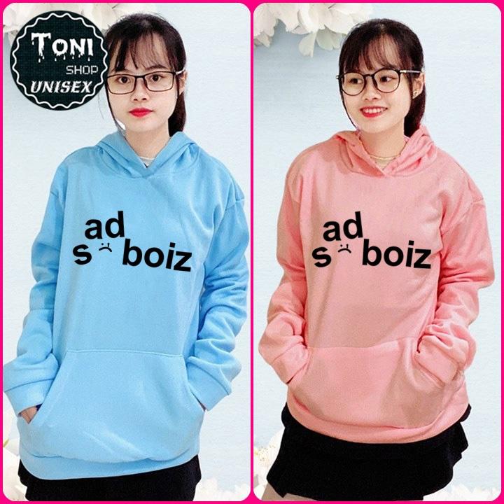 ÁO HOODIE SADBOIZ Nỉ Bông Cao Cấp - In Pet Siêu Bền Siêu Đẹp