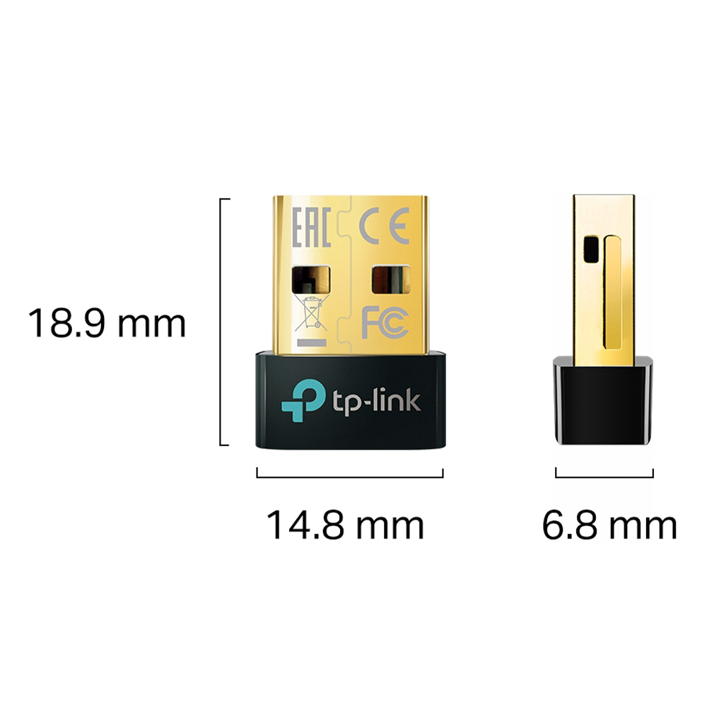 (Hot Sale) Bộ Thu Phát USB Bluetooth 5.3 TP-Link UB500 Nano thiết kế nhỏ gọn dành cho PC / Laptop - Hàng chính hãng