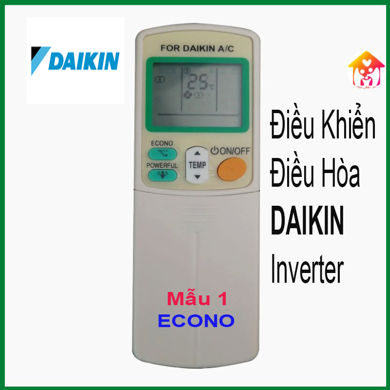 Điều Khiển Điều Hòa ĐAIKIN Inverter ECONO 2 Chiều-Remote Máy Lạnh DAIKIN