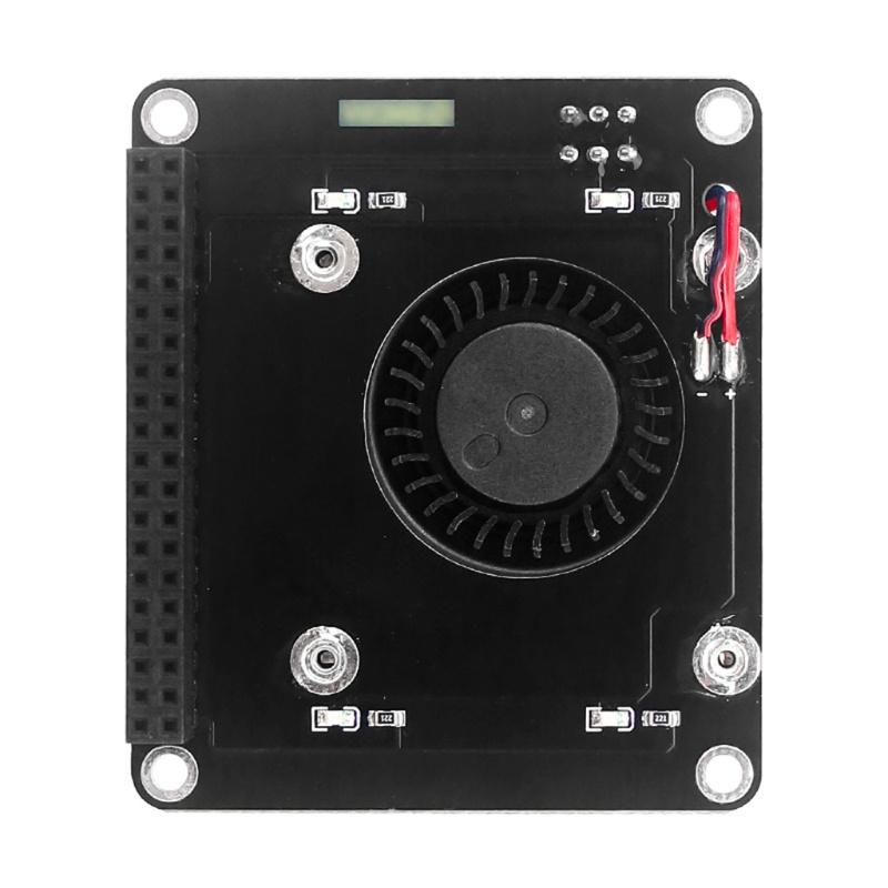 Mô Đun Quạt Tản Nhiệt Gpio Mở Rộng Có Đèn Led Cho Raspberry Pi3B / 3b + / 4b