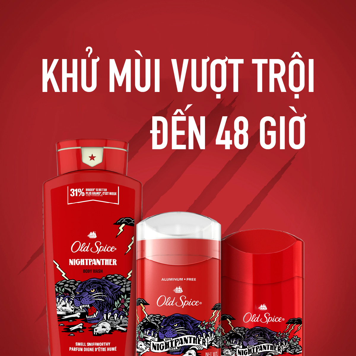 Sáp Khử Mùi OLD SPICE Nhiều Mùi Hương 85g Nhập Khẩu Mỹ