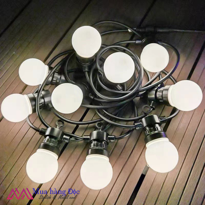 Đèn Trang Trí Dây Đèn Led Trang Trí G50 Bóng lớn 5cm Bóng Lớn Cắm Điện chống nước