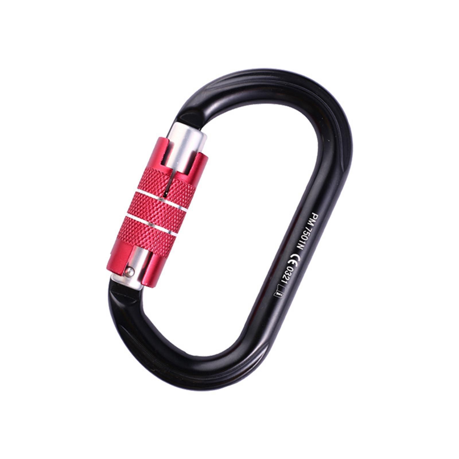 Climbing Ascender Rope Grab Auto Locking Carabiner for Rock Climbing Caving