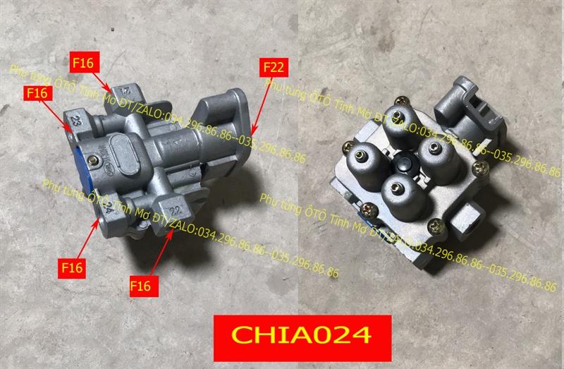 Chia hơi 4 núm FAW 4xM18