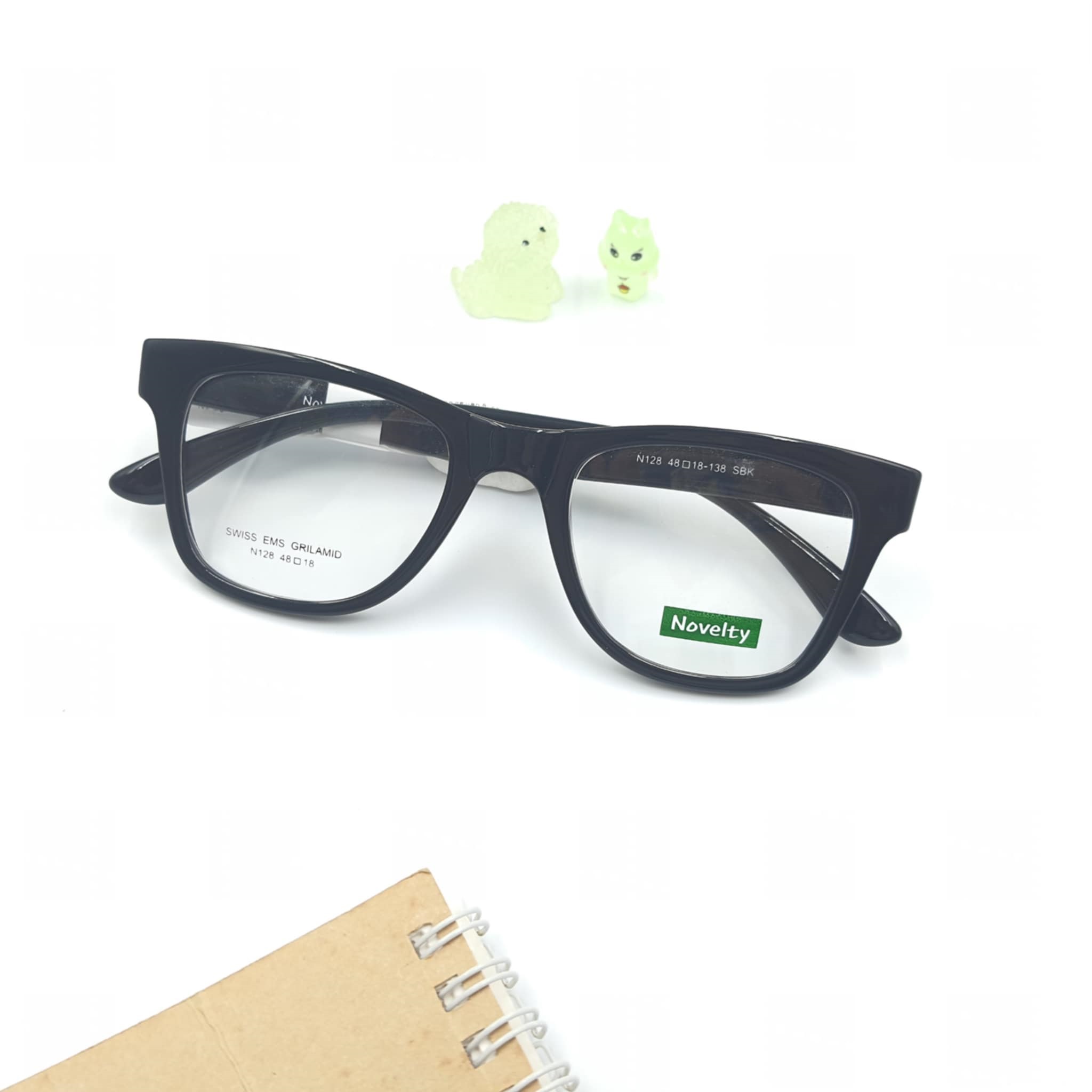 Gọng kính cận unisex, chính hãng Novelty N128