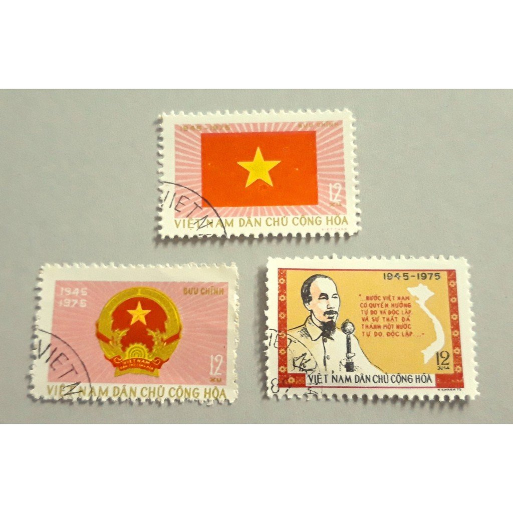 TEM SƯU TẬP- Kỷ niệm 30 năm Quốc khánh nước Việt Nam Dân chủ Cộng hoà 1975