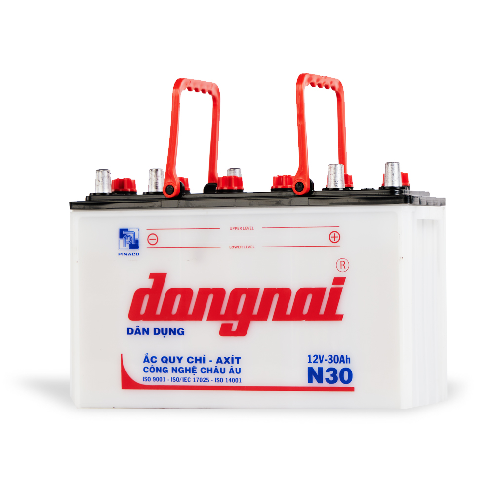 Ắc quy Dân dụng Đồng Nai N30 | 12V - 30Ah