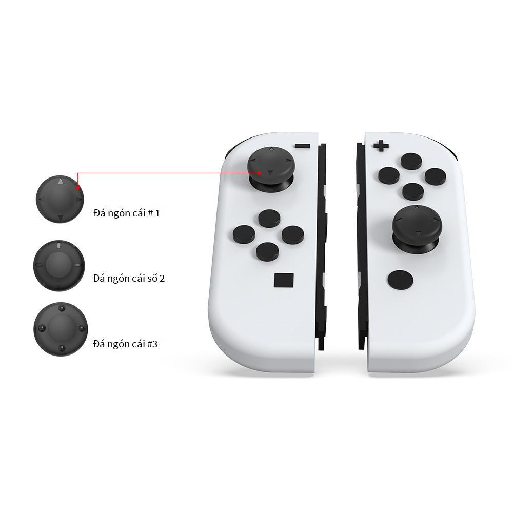 Đảm Bảo Chất Lượng SwitchOLED Tay Cầm Chơi Game Bụi Cắm Bộ Công Tắc Máy Chủ Silicone Bụi Lưới Bộ TNS-2122