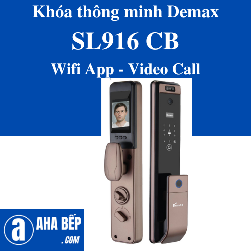 KHÓA THÔNG MINH DEMAX SL916 CB WIFI APP - HÀNG CHÍNH HÃNG