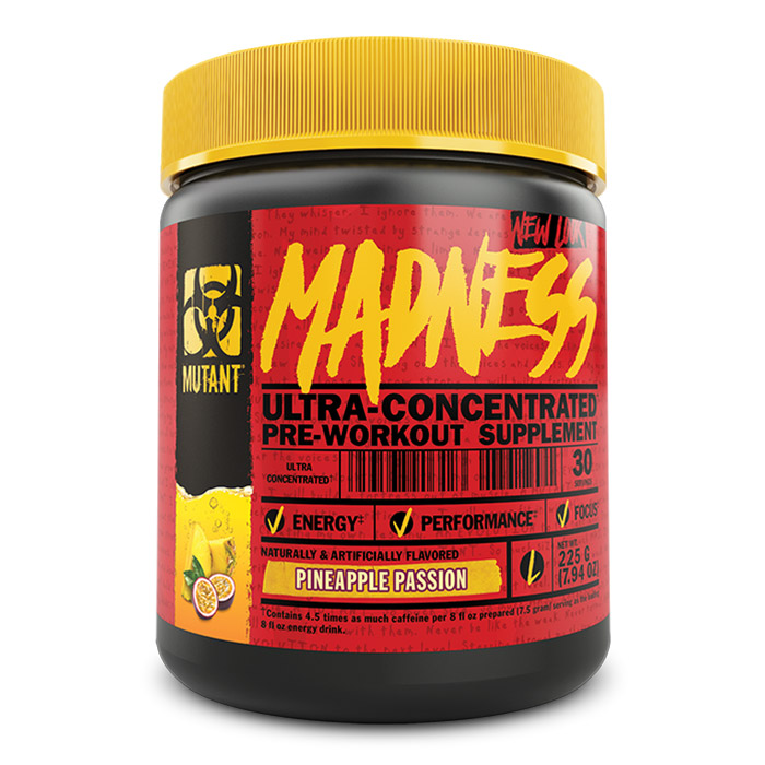 Bổ Sung Năng Lượng Pre-Workout Mutant Madness Hộp 270g – Giao Diện Mới