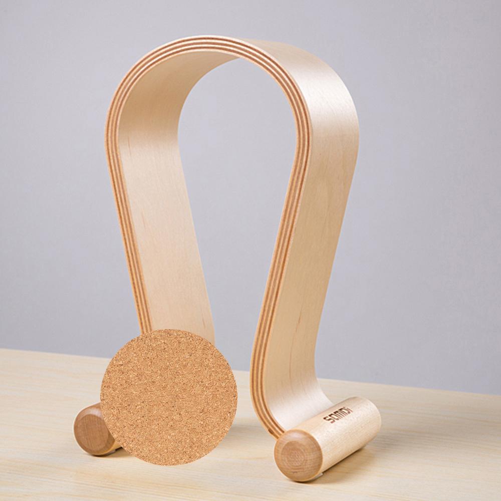 Tai nghe bằng gỗ Birch Wood Headphone Gaming Headset Display Stand