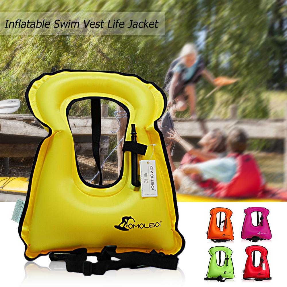 Áo phao, phao bơi dạng vest có ống lặn bằng chất liệu Polyester cao cấp