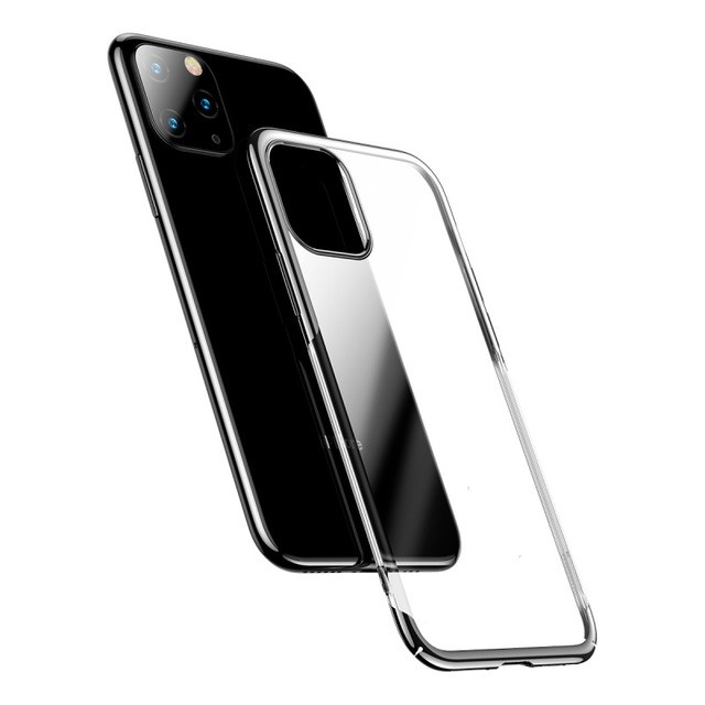 Ốp lưng viền màu mạ crom cho iPhone 11 Pro (5.8 inch) hiệu Baseus Glitter (mỏng 0.6mm, chống va đập, gờ bảo vệ Camera, Mạ Crom sang trọng) - Hàng nhập khẩu