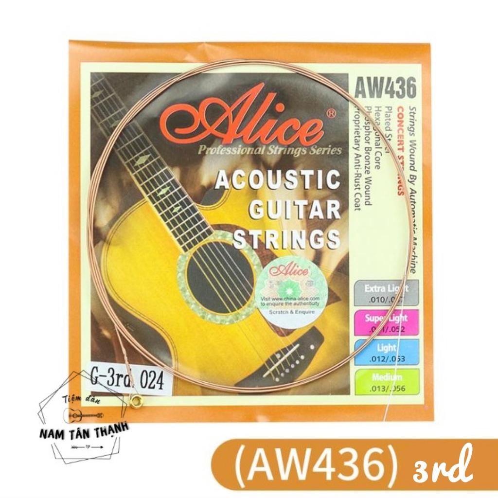 Dây đàn Guitar Acoustic Alice AW436 - Hàng Chính Hãng