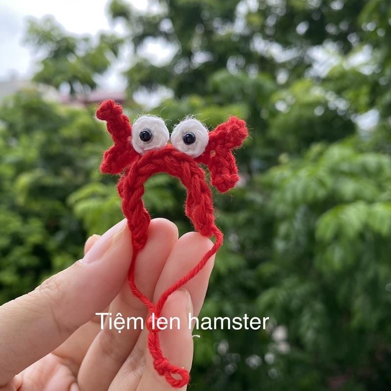 Băng đô cho hamster hình cua đỏ