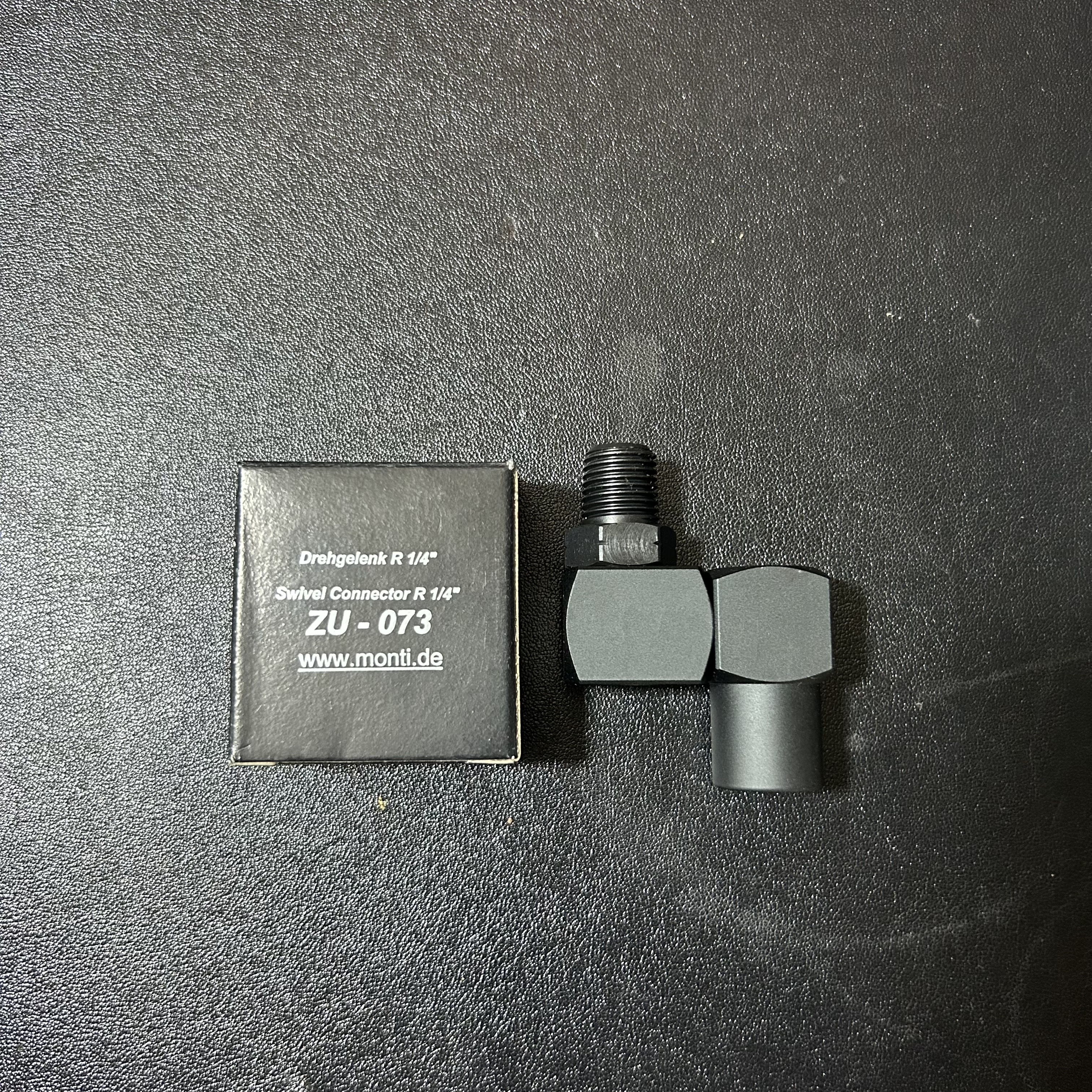 Khớp nối ống hơi xoay 360 độ tiện lợi-1/4 , Montipower, Đức