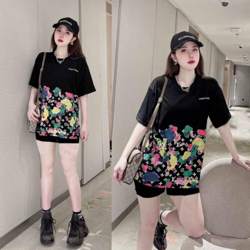Bộ đùi nữ họa tiết hoa trẻ trung xinh xắn