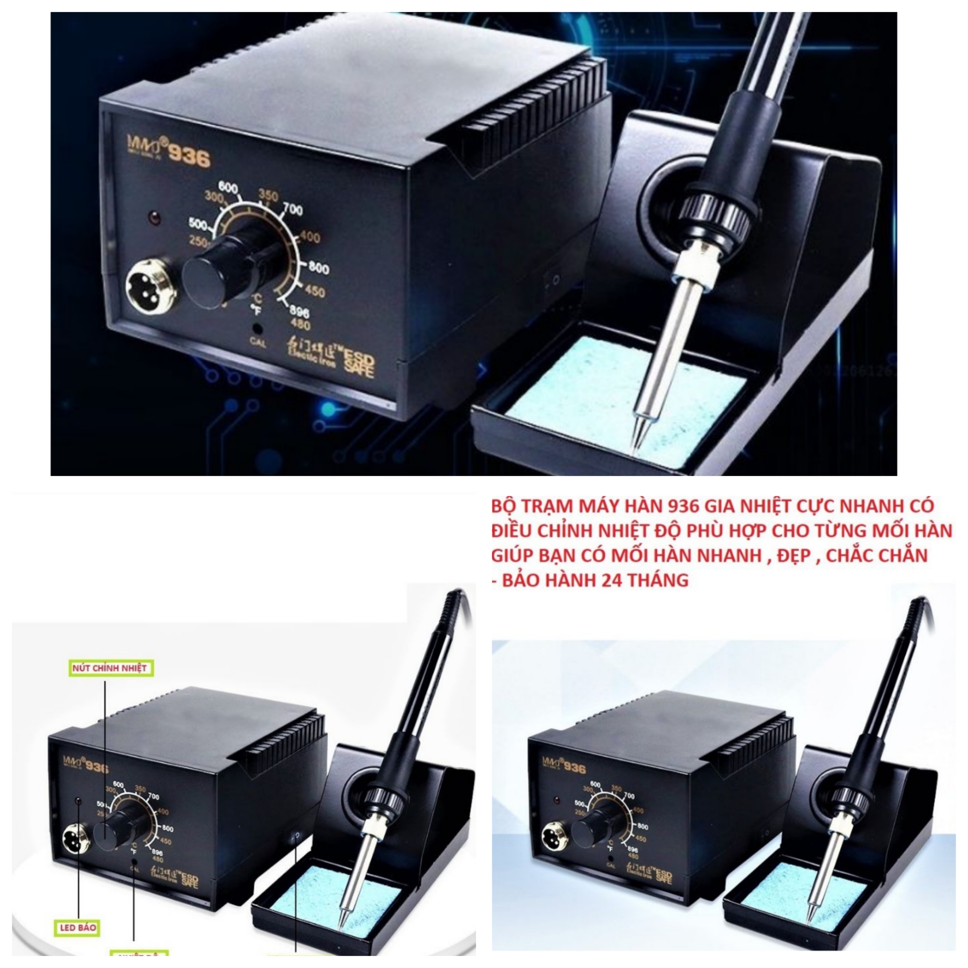 1 CÁI TRẠM HÀN THIẾC TỰ ĐỘNG CHỈNH NHIỆT THÔNG MINH HÀNG CAO CẤP