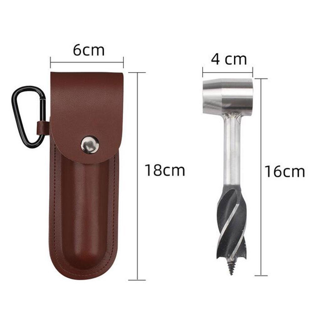 Hand Auger Drill Bit Bushcraft Puncher Hand Screw Drill Outdoor
