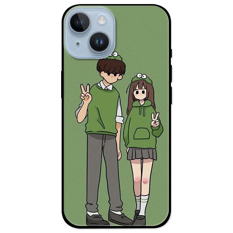 Ốp lưng dành cho Iphone 14 - Iphone 14 Plus - Iphone 14 Pro - Iphone 14 Pro Max - Cặp Đôi Xanh