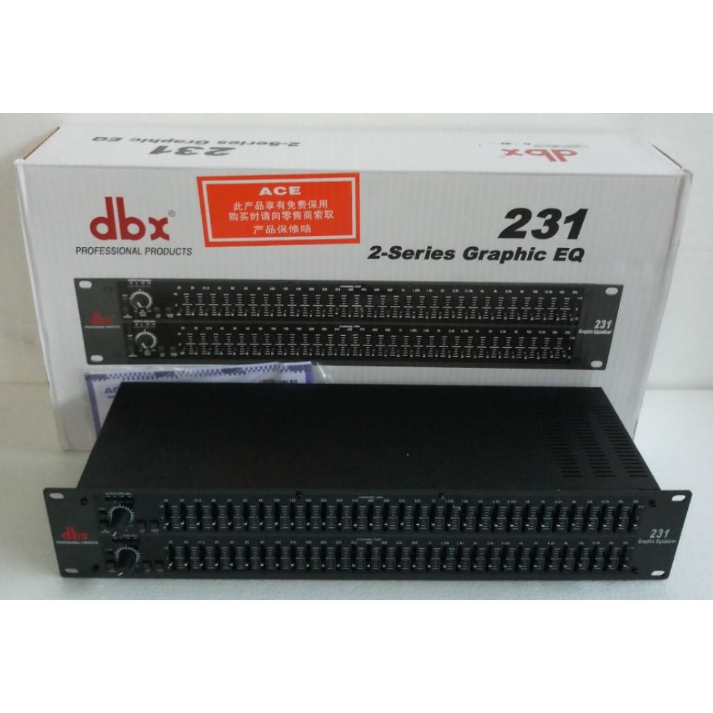 Lọc âm thanh dbx 231, thiết bị equalizer DBX