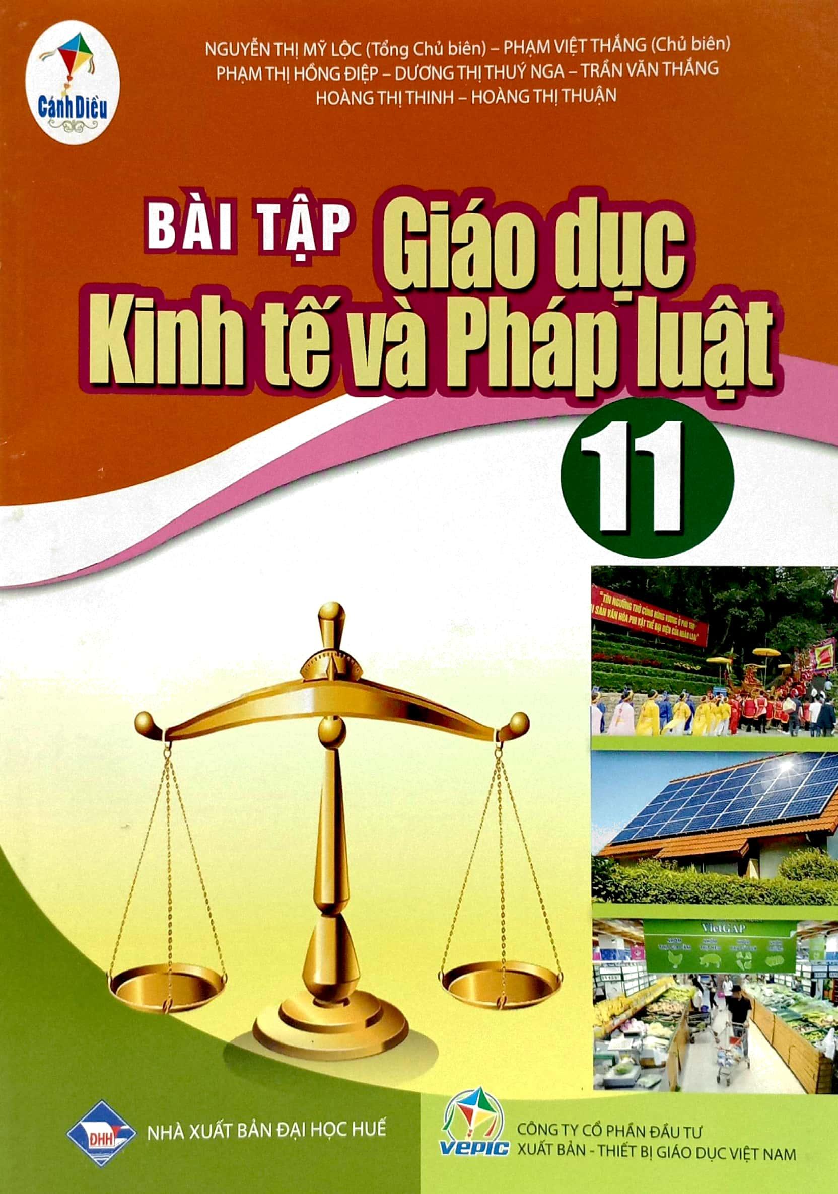 Bài Tập Giáo Dục Kinh Tế Và Pháp Luật 11 (Cánh Diều) (2023)