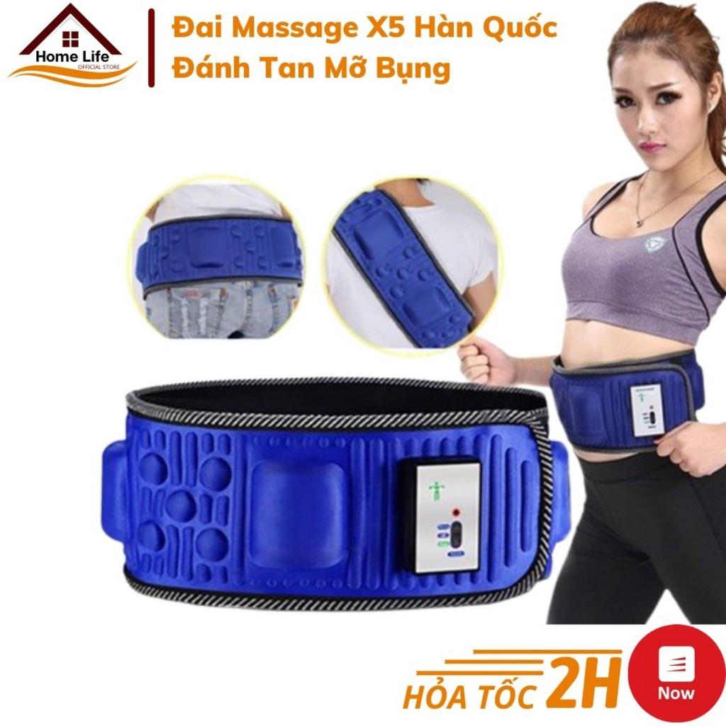 Máy đai massage giảm mỡ bụng đa năng công nghệ làm nóng đánh tan mỡ giảm cân hiệu quả