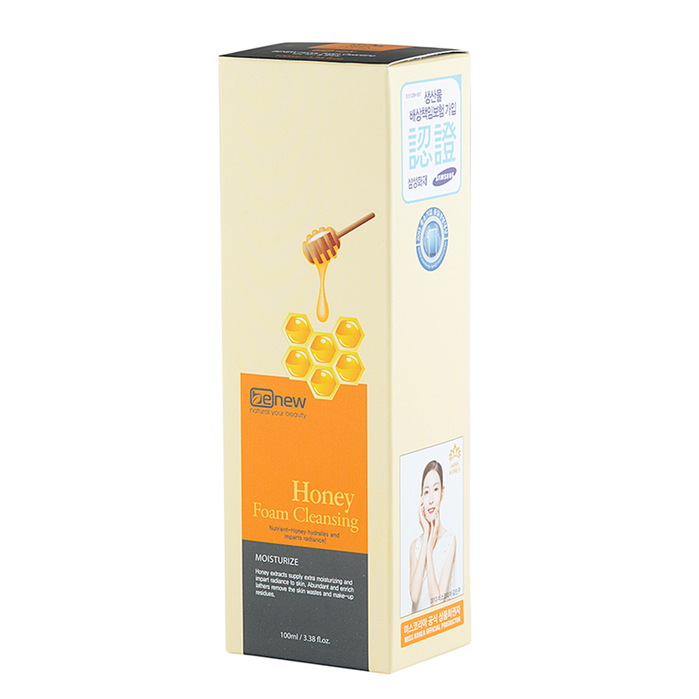 Sữa rửa mặt mật ong Benew Honey Foam cleansing Hàn Quốc 100ml