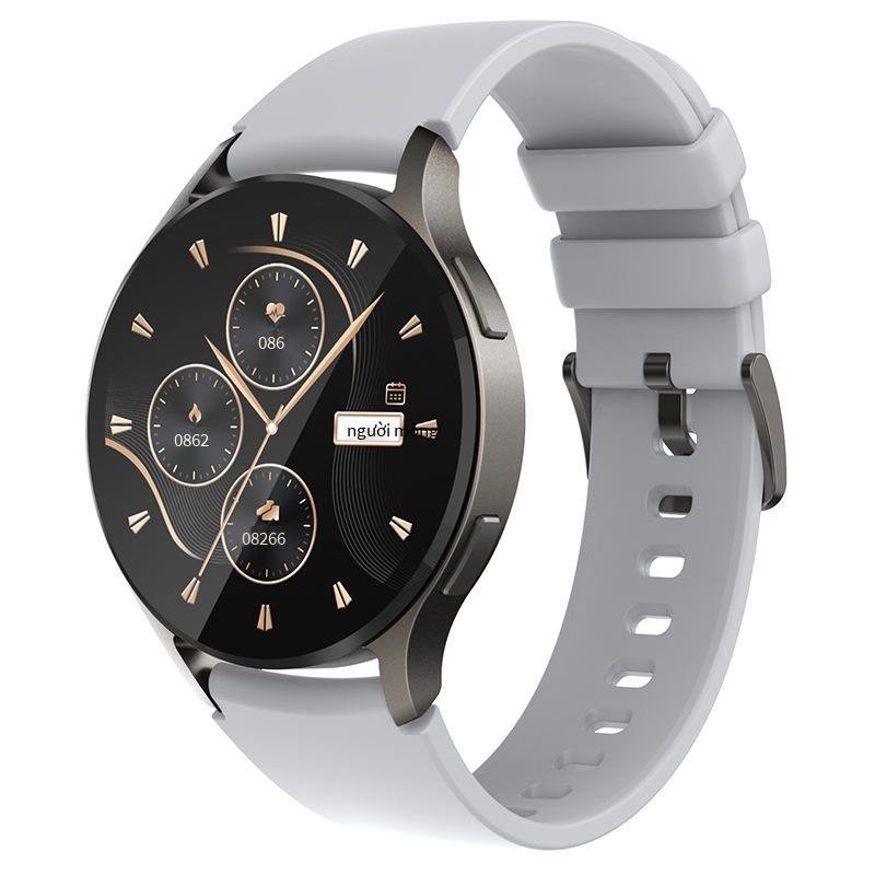 Đảm Bảo Chất Lượng S46 Vòng Tay Thông Minh Cuộc Gọi Bluetooth Màn Hình AMOLED Nhịp Tim Oxy Trong Máu Khỏe Mạnh Đếm Bước Thể Thao Thông Minh Nữ Đồng Hồ