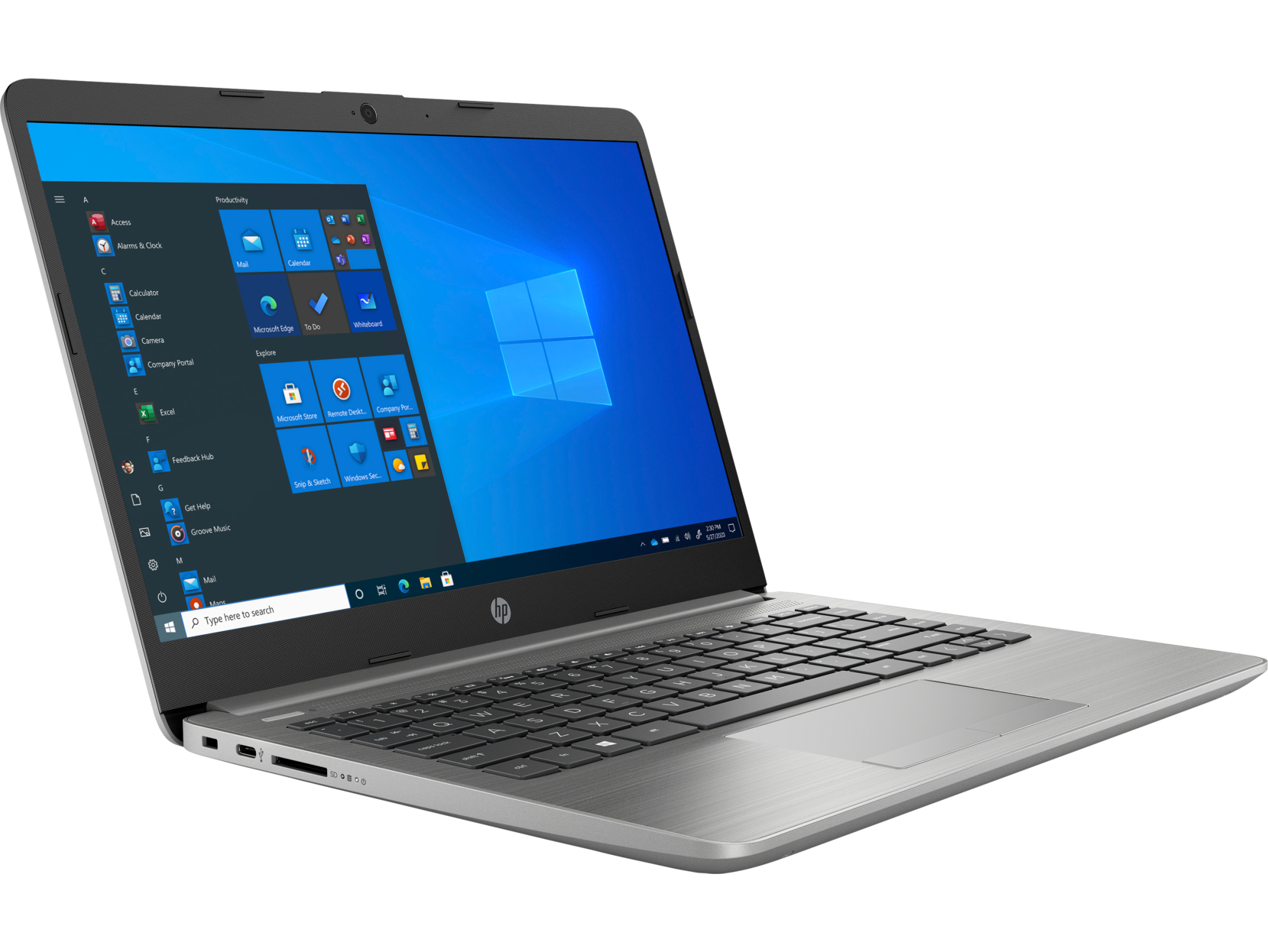 Laptop HP 240 G8 342G5PA Core i3-1005G1 | 4GB | 256GB | Intel UHD | 14.0 inch FHD | Win 10 | Bạc - Hàng chính hãng