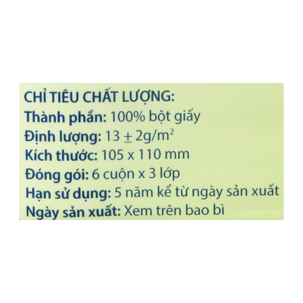 Giấy Vệ Sinh Homelux 3 Lớp 6 Cuộn