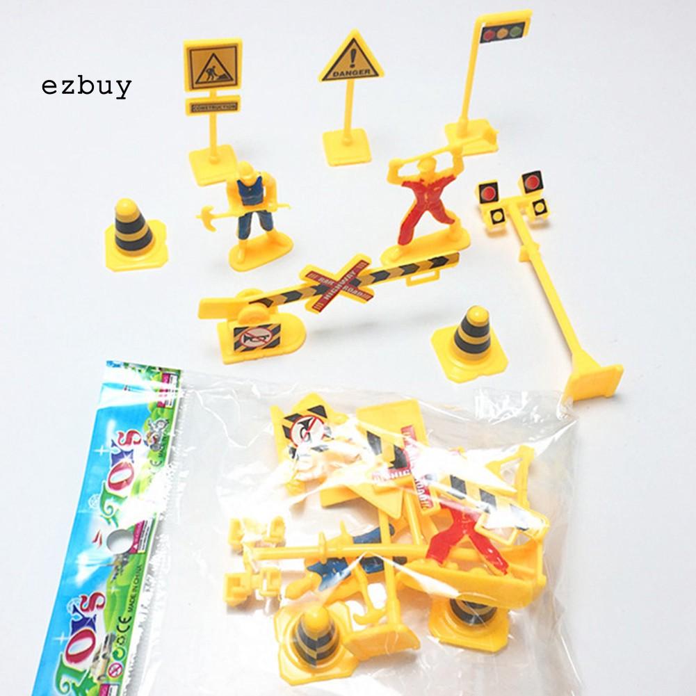 Set 9 Biển Báo Giao Thông Đồ Chơi Cho Bé