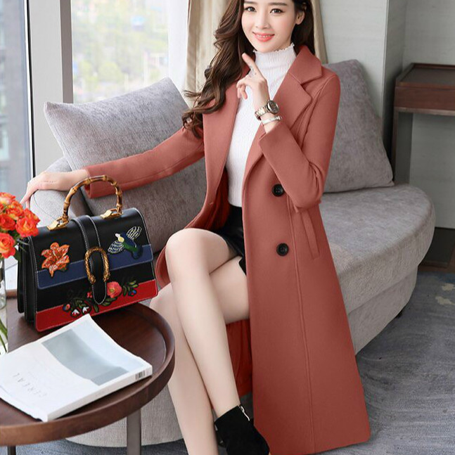 ÁO KHOÁC DẠ CỔ VEST ĐÍNH NÚT SANG TRỌNG - SD988
